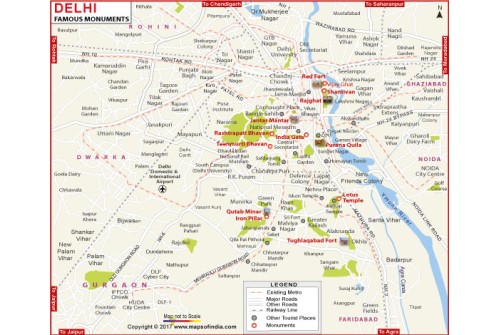 Famous Monuments in Delhi