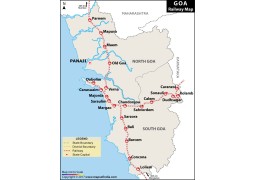 Goa Railway Map